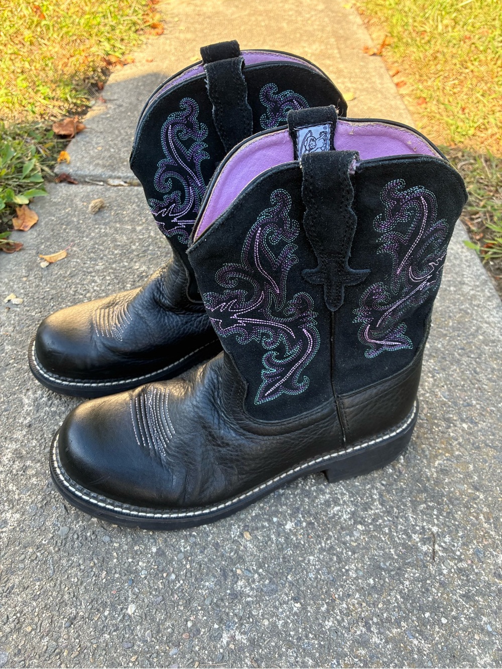 Ariat Fatbaby Cowboy Boots Women’s 11B Black